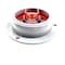 Truck-Lite Led, Red Round, 2 Diode, Marker Clearance Light, P3, Gray Polycarbonate Flange Mount 30251R3 - alternate 3